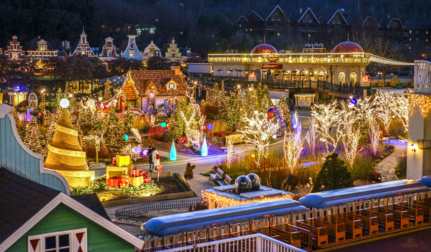 Everland mùa đông – Trải nghiệm công viên giải trí lung linh trong tuyết trắng